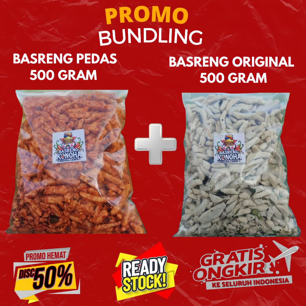 Jual basreng 1kg kemasan 500 gram pedas 500 gram original | Shopee ...
