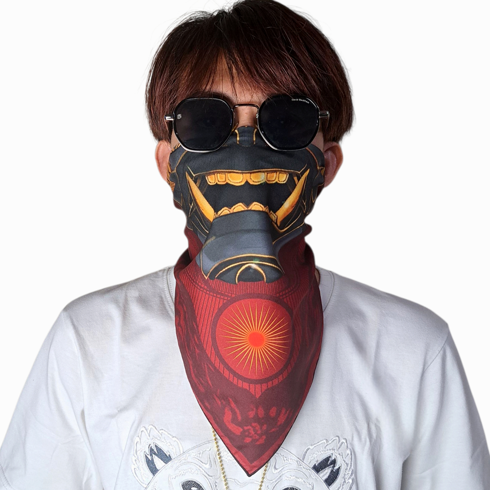 Jual ART.INK - Slayer Bandana Vintage Syal Scraf masker motif Klasic ...