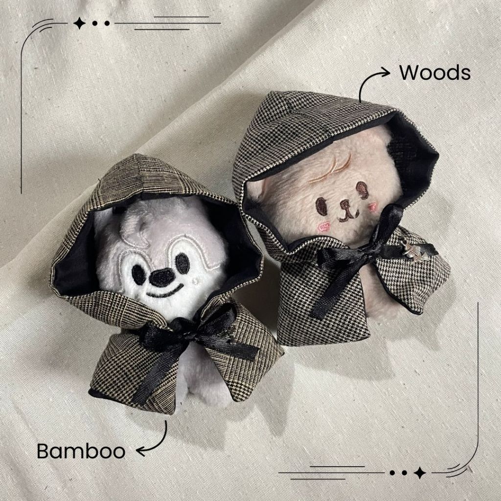 Jual SKZOO ROBE JUBAH 10CM Baju Boneka Stray Kids Wolfchan Leebit ...