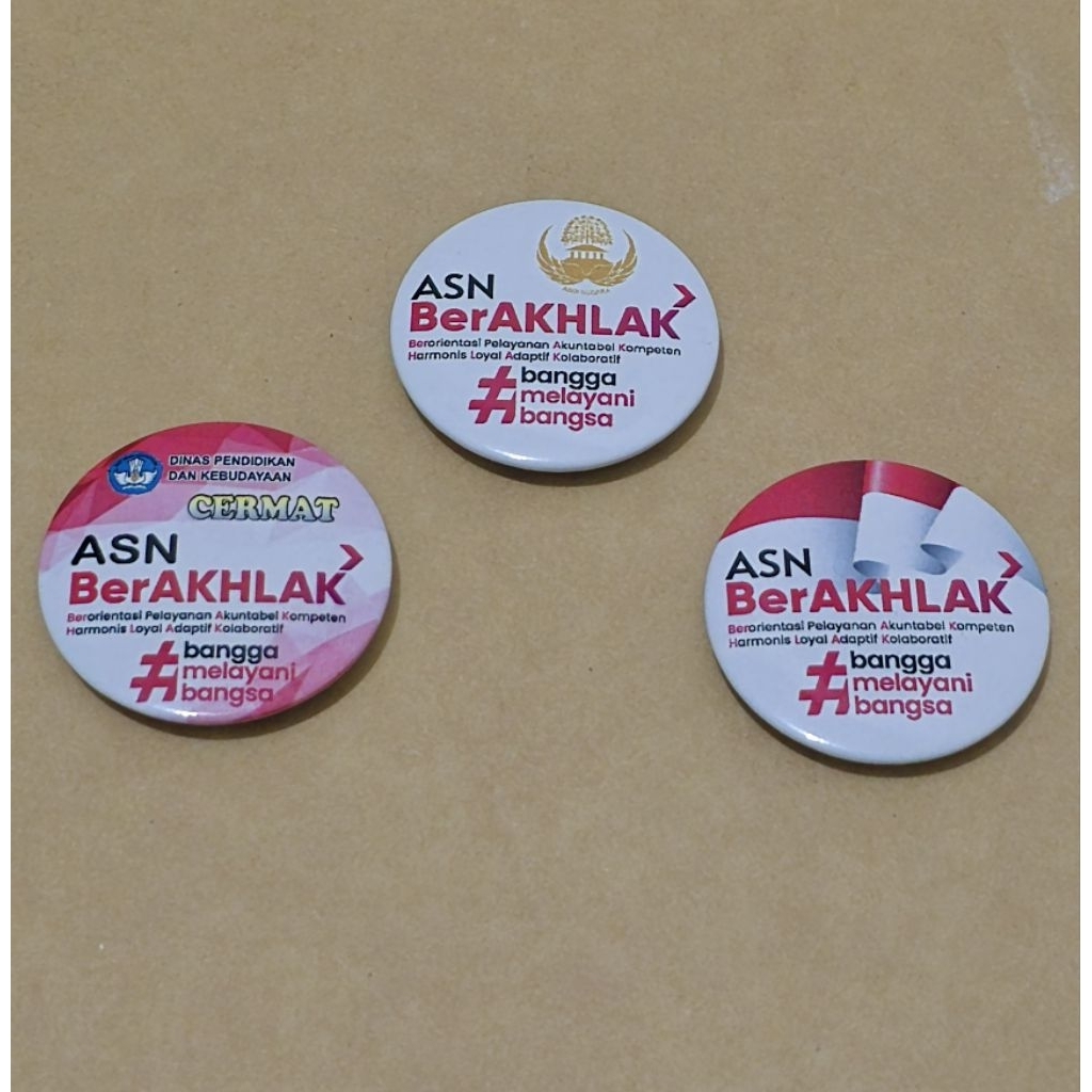 Jual pin ASN BerAKHLAK | Shopee Indonesia