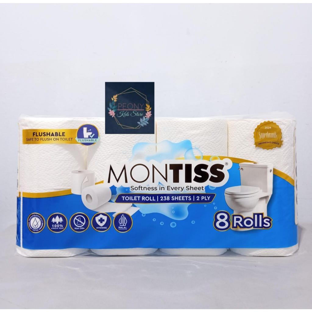 Jual TISSUE TOILET 8 ROLL TESSA PASEO 300s 3ply /Bathroom rol/ Tisu wc ...