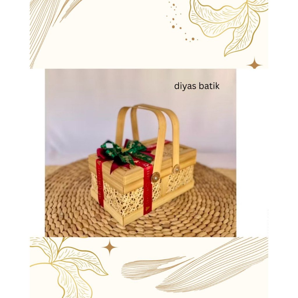 Jual Rantang Bambu Kotak 25x15 Cm Rekomendasi | Box Bambu Kotak Susun 1 ...