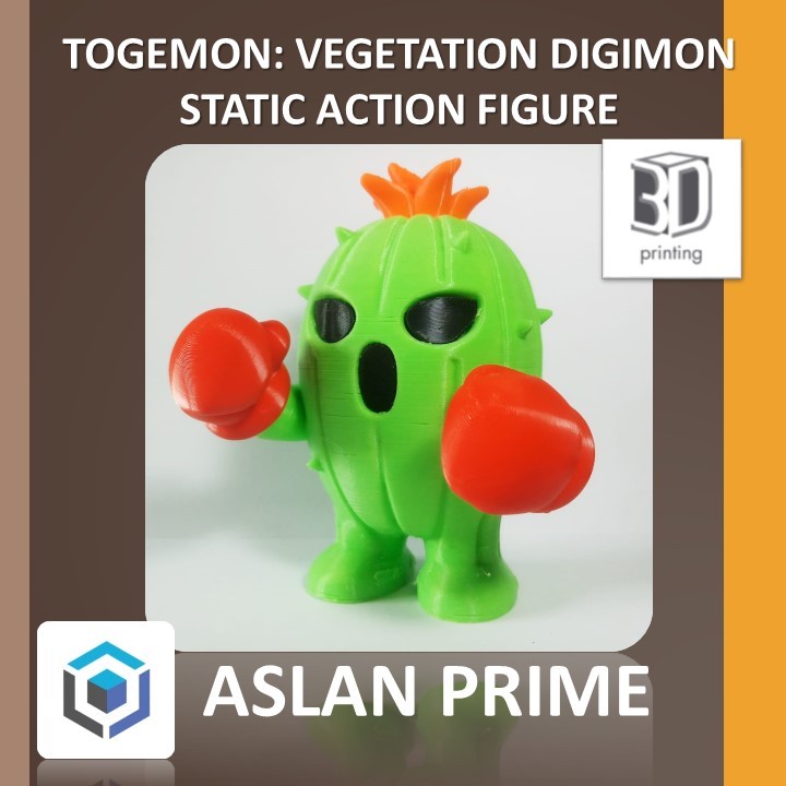 Jual TOGEMON VEGETATION DIGIMON STATIC ACTION FIGURE 3D Print Mainan Toy  Toys Viral Karakter Character Gigantic Cactus Kaktus Raksasa Plant Tumbuhan  Tinju Boxing Boxer Needle Punch Jab Jabbing Cute Imut Gift Hadiah