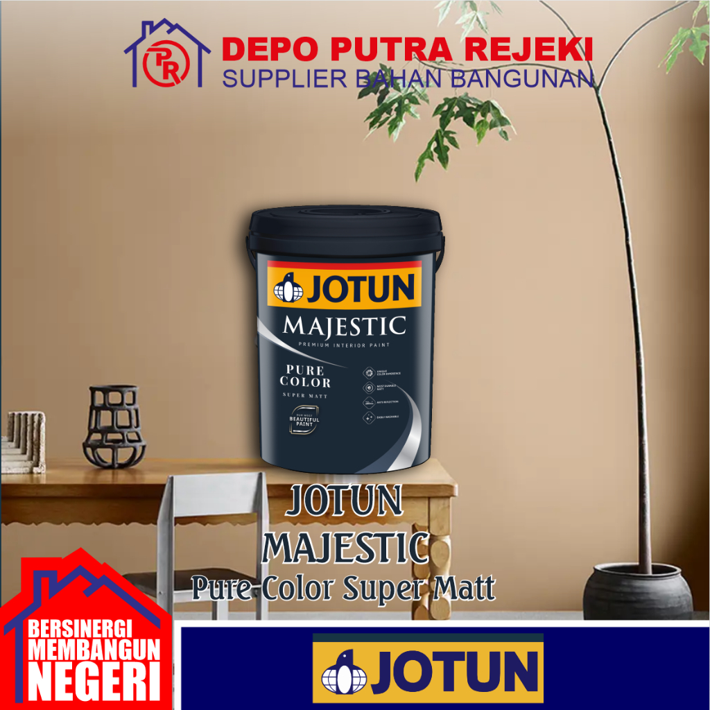 Jual JOTUN MAJESTIC PURE COLOR Super Matt Base A 2,5L | Shopee Indonesia