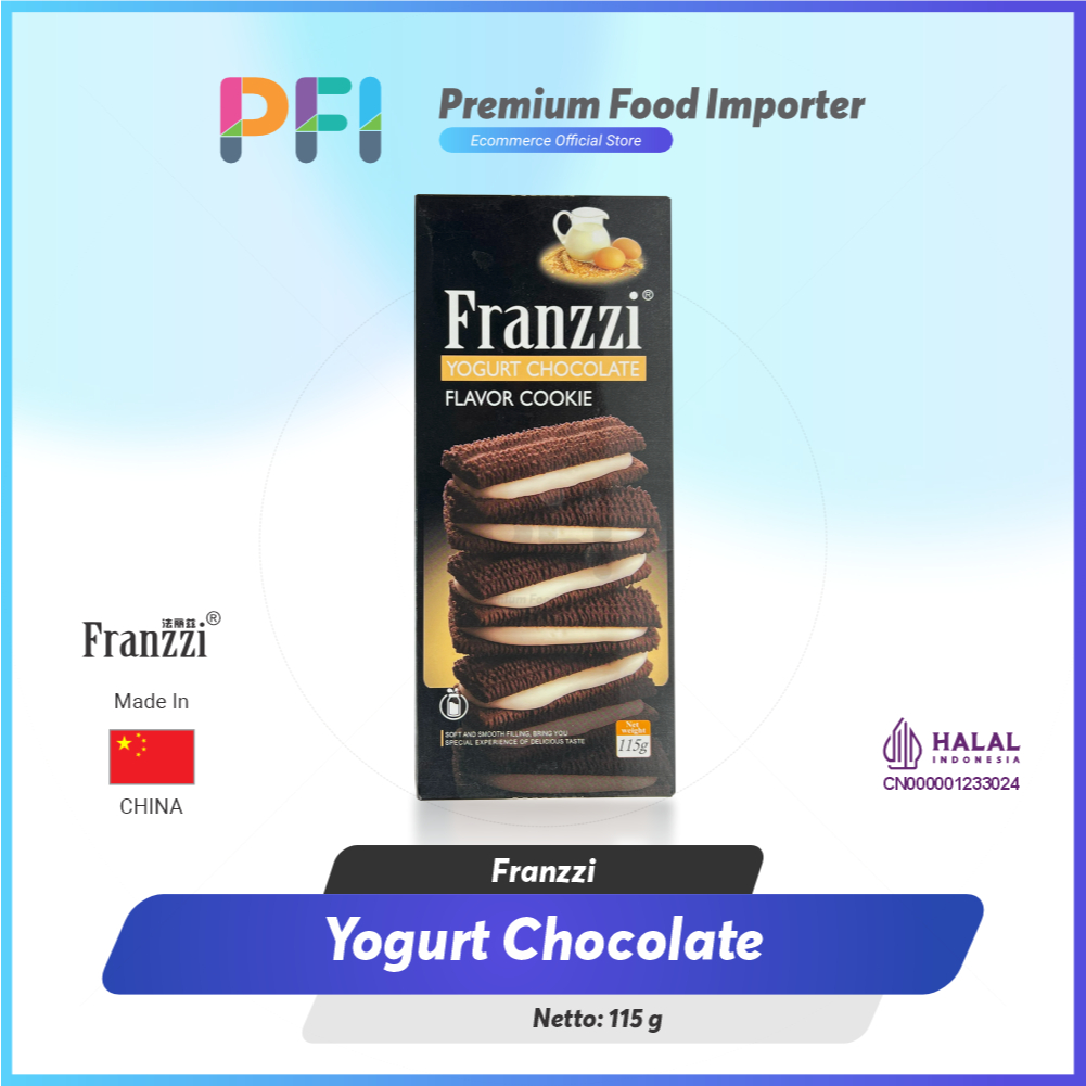 Jual Franzzi Yogurt Chocolate Cookie 115gr Box | Shopee Indonesia