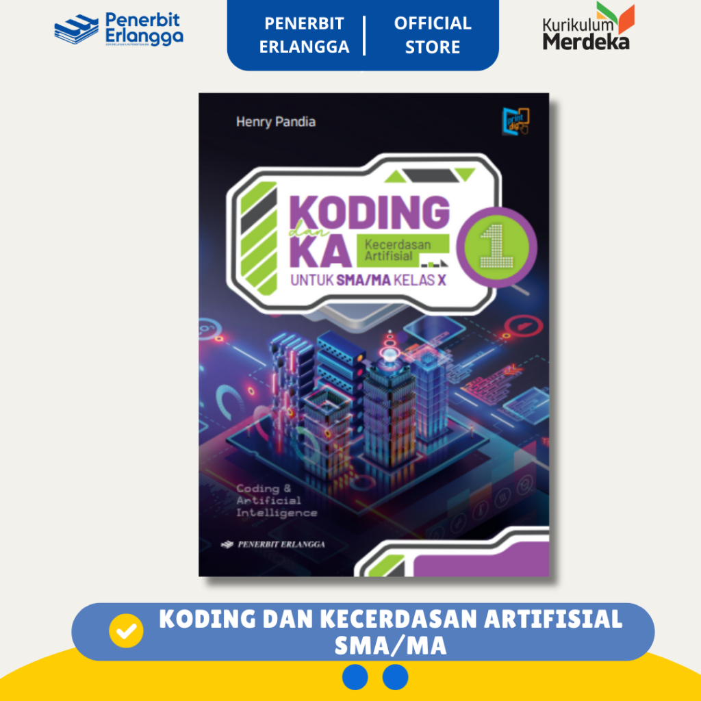 Jual [Erlangga Offiical] Koding dan Kecerdasan Artifisial Sma/Ma Kelas ...