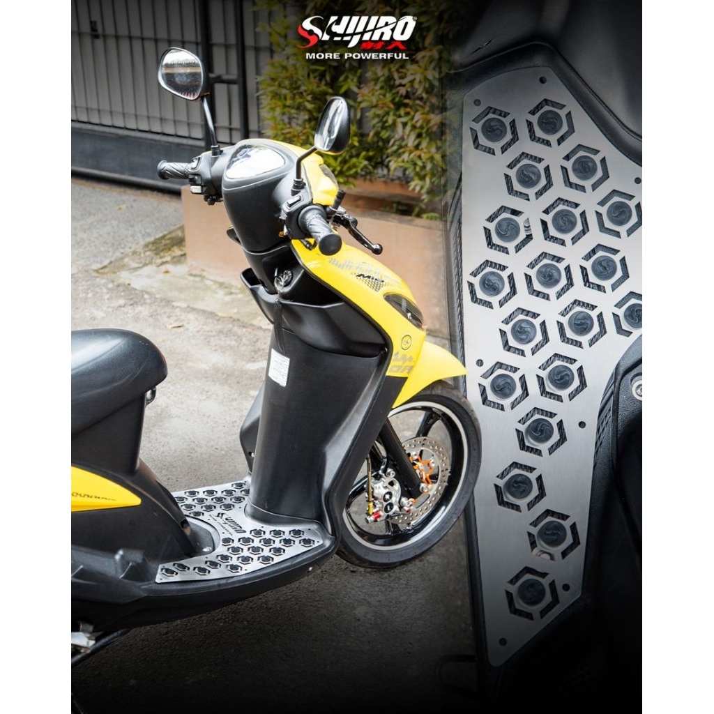 Jual Bordes Shijiro Racing untuk motor Mio Sporty smile | Shopee Indonesia