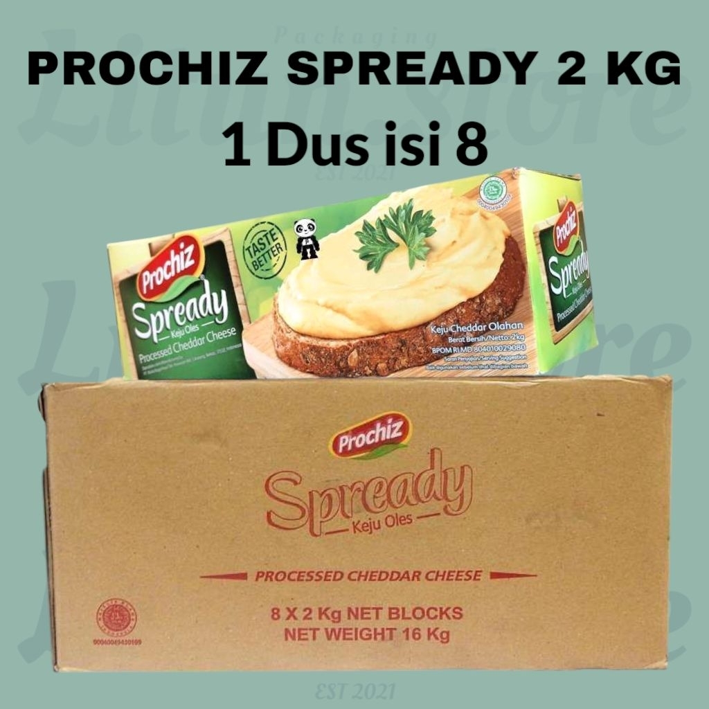 Jual LANGSUNG KIRIM READY [HARGA 1 DUS MURAH] PROCHIZ SPREADY 2 KG ISI ...