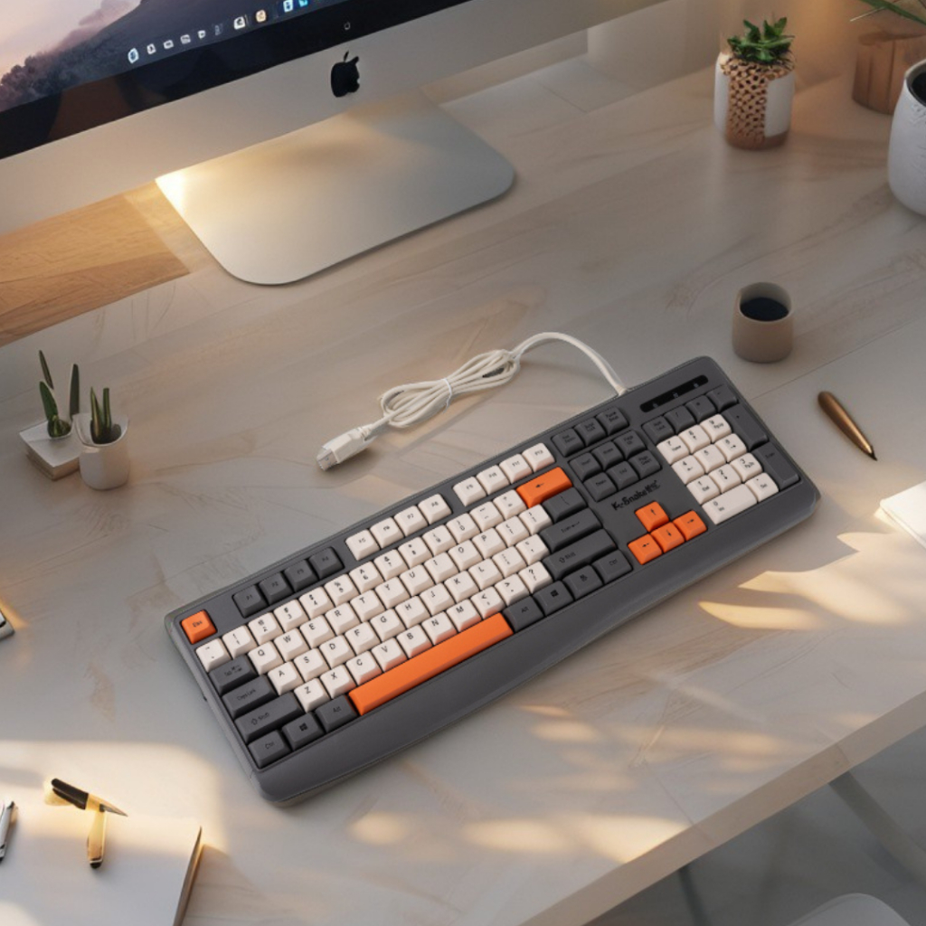 Jual K3 Keyboard Kabel Standar full kabel port USB Layout 100% PC ...
