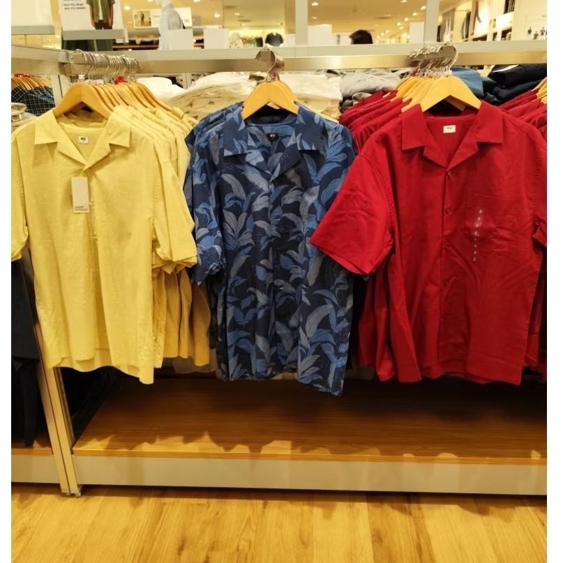 Jual Kemeja Katun Modal Kerah Terbuka Pria Uniqlo (Unisex) | Shopee ...