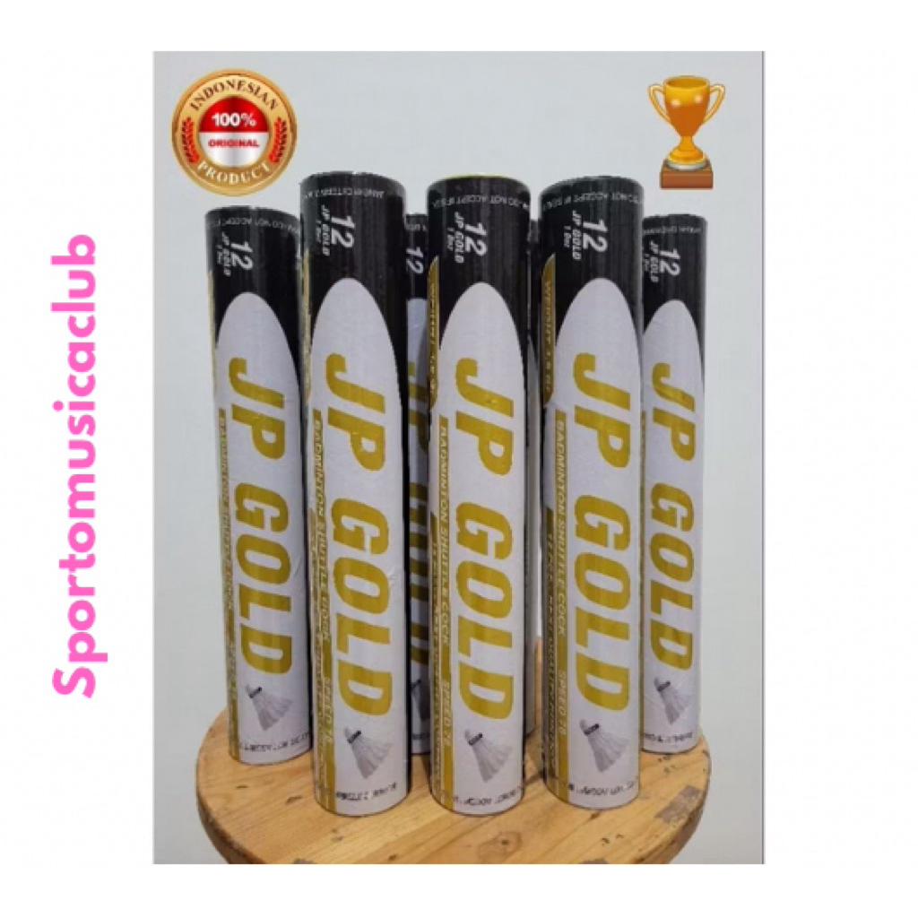 Jual Shuttlecock Shuttle Cock Kok Bulutangkis JP Gold ORIGINAL | Shopee ...