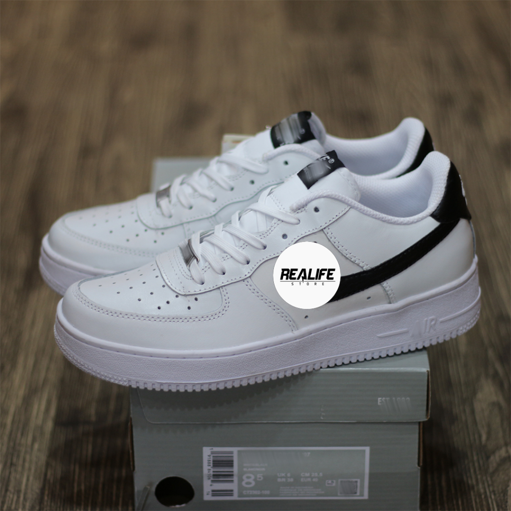 Jual SEPATU CASUAL AF1 WHITE LIS BLACK SNEAKERS PRIA DAN WANITA CASUAL ...