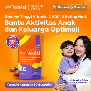 Expert Boost - Gummy Vitamin D 600 IU Anak dan Dewasa | Boost Imunitas & Pertumbuhan | Paket 30 Hari