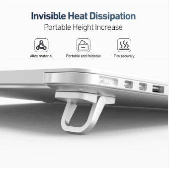 Holder Laptop Stand 2 PCS Tablet Penyangga Portable Mini Aluminum Cooling Pad Stand Penyangga