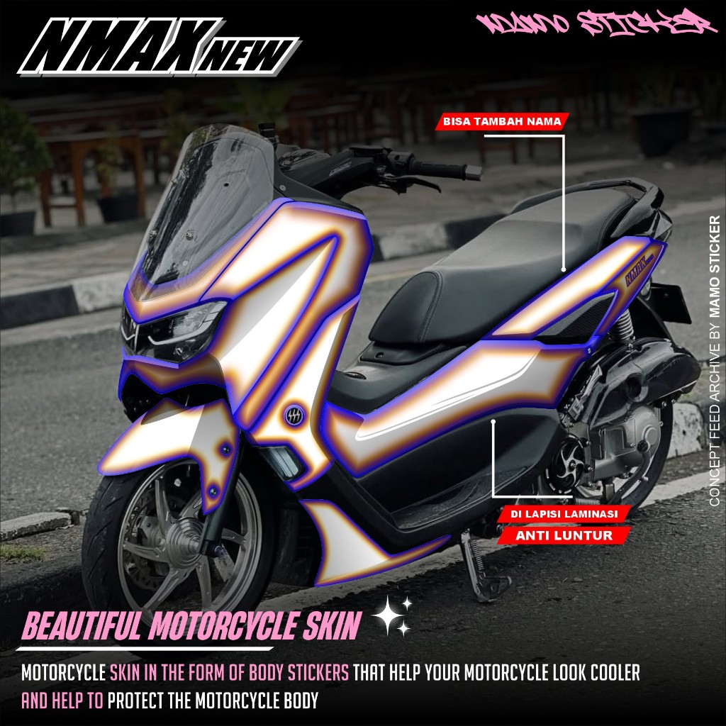 Jual Decal Stiker Nmax New Fullbody 2020 2021 2022 2023 2024 Terlaris ...