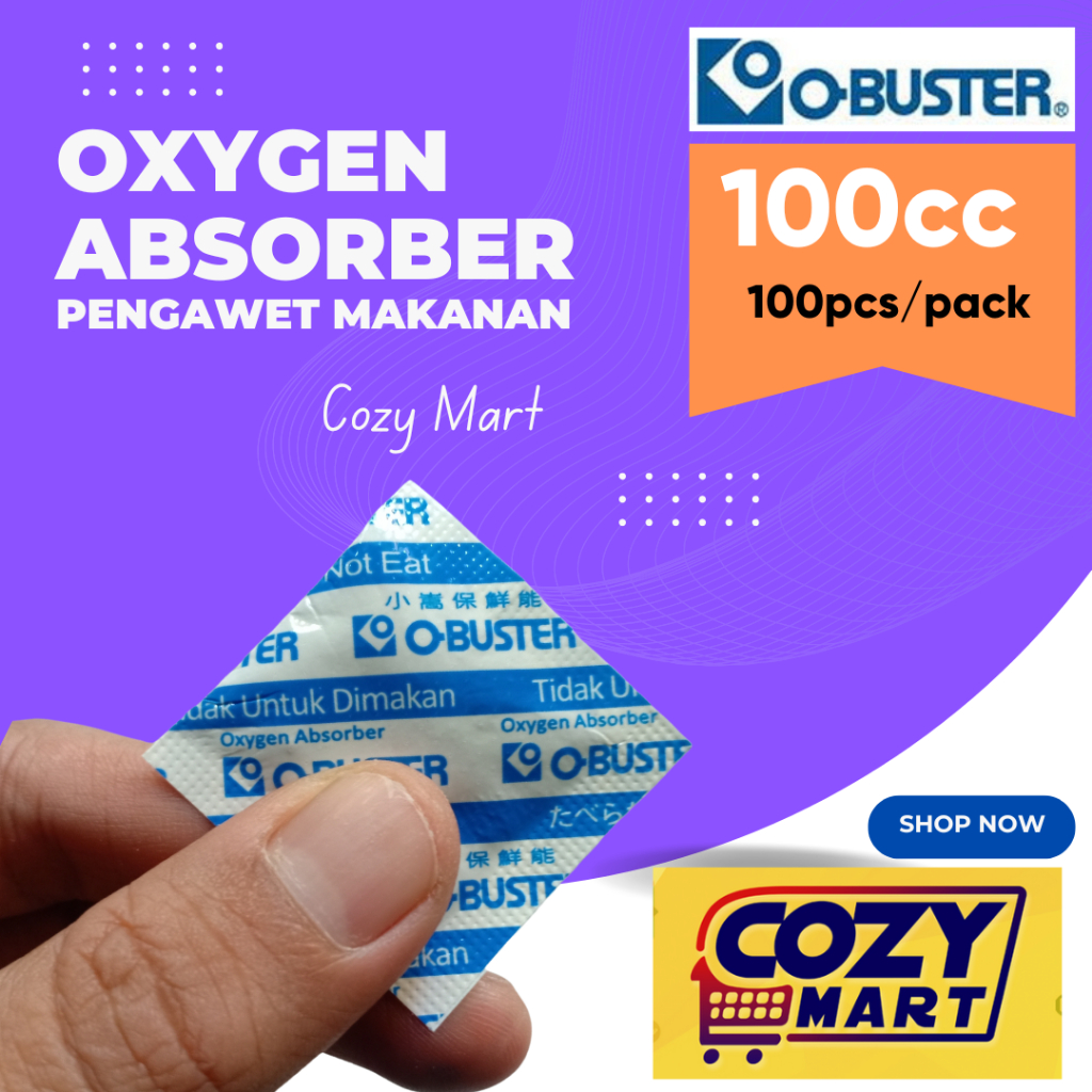 Jual OBuster 100cc Penyerap Oksigen Pengawet Makanan Oxygen Absorber ...