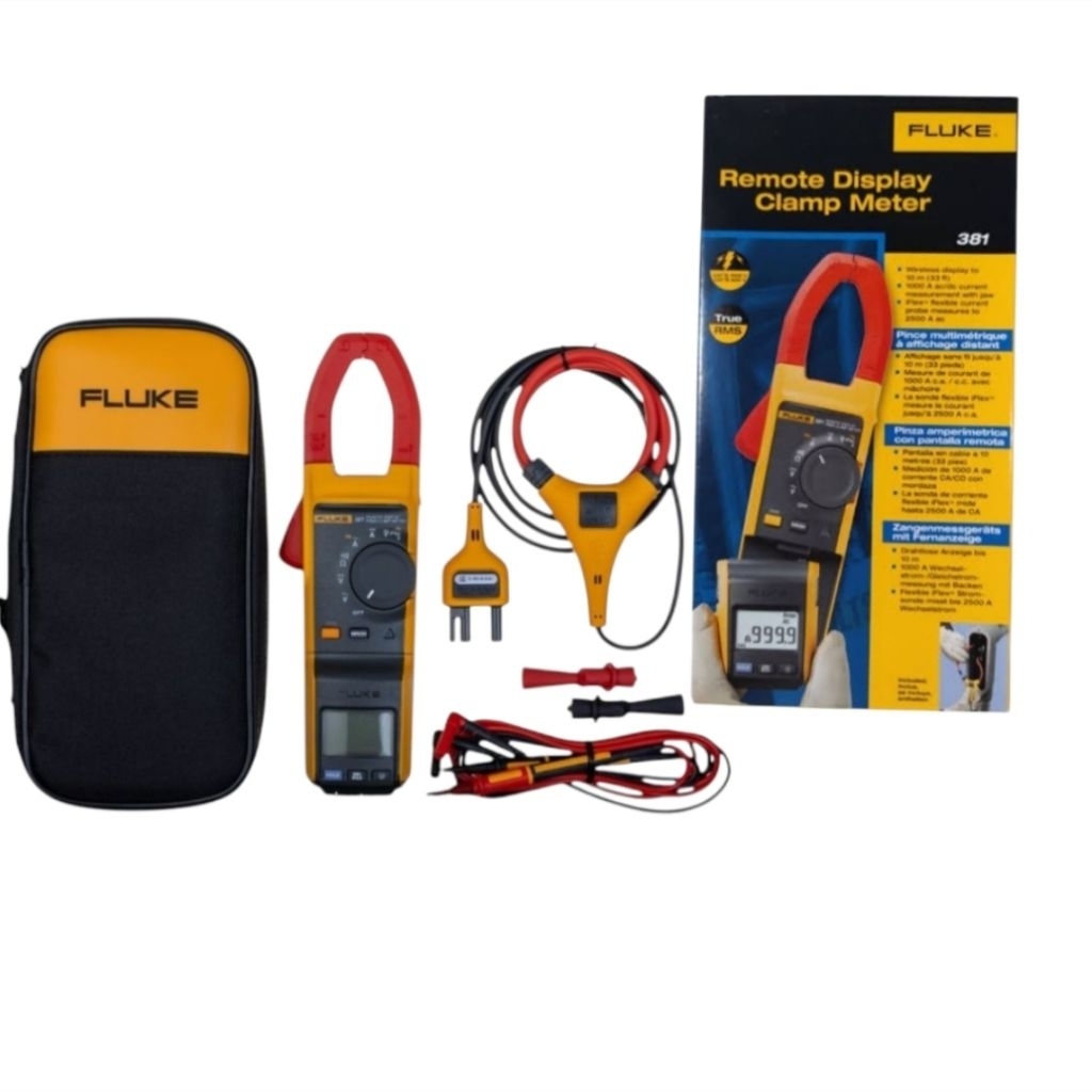 Jual FLUKE 381 Remote Display T-RMS clamp meter high volatage Fluke 381 ...