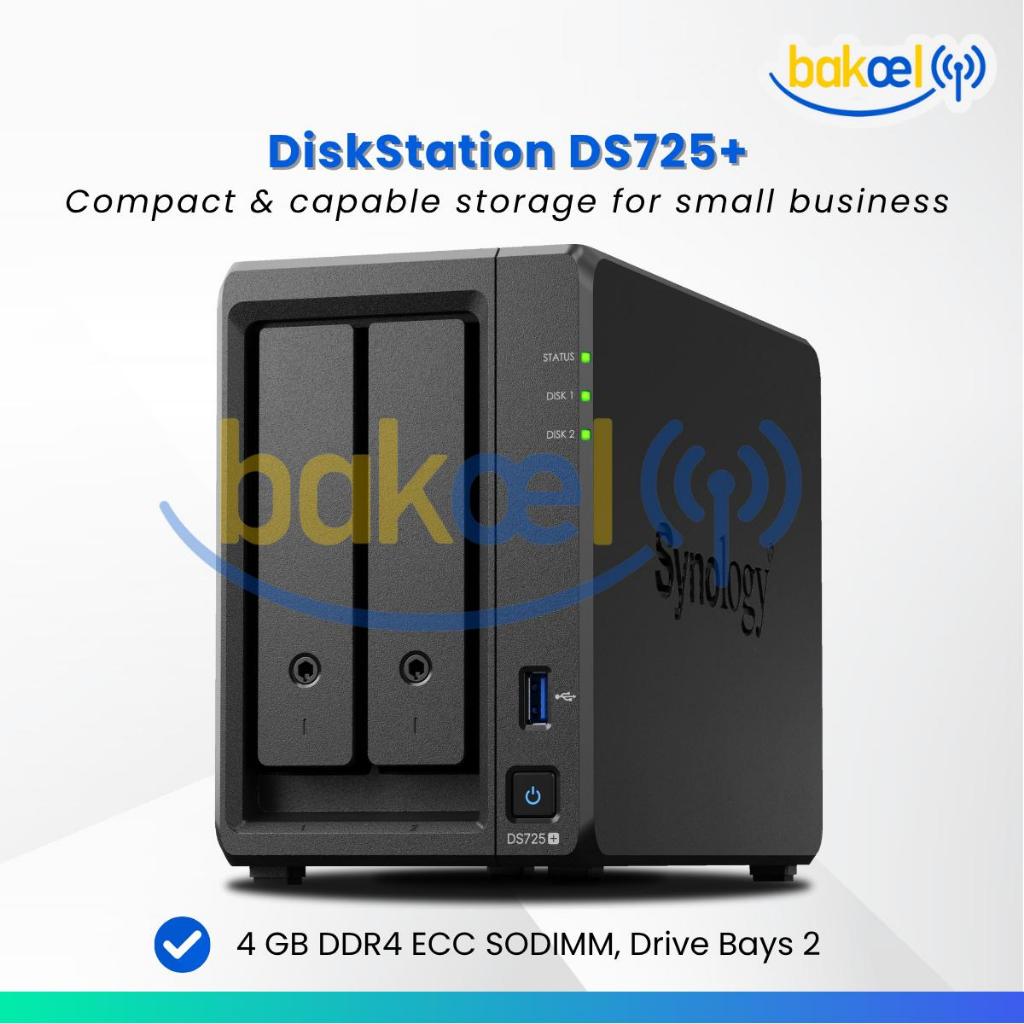 Jual Synology DiskStation DS725+ 2 Bay NAS Server Storage Cloud DS 725 ...