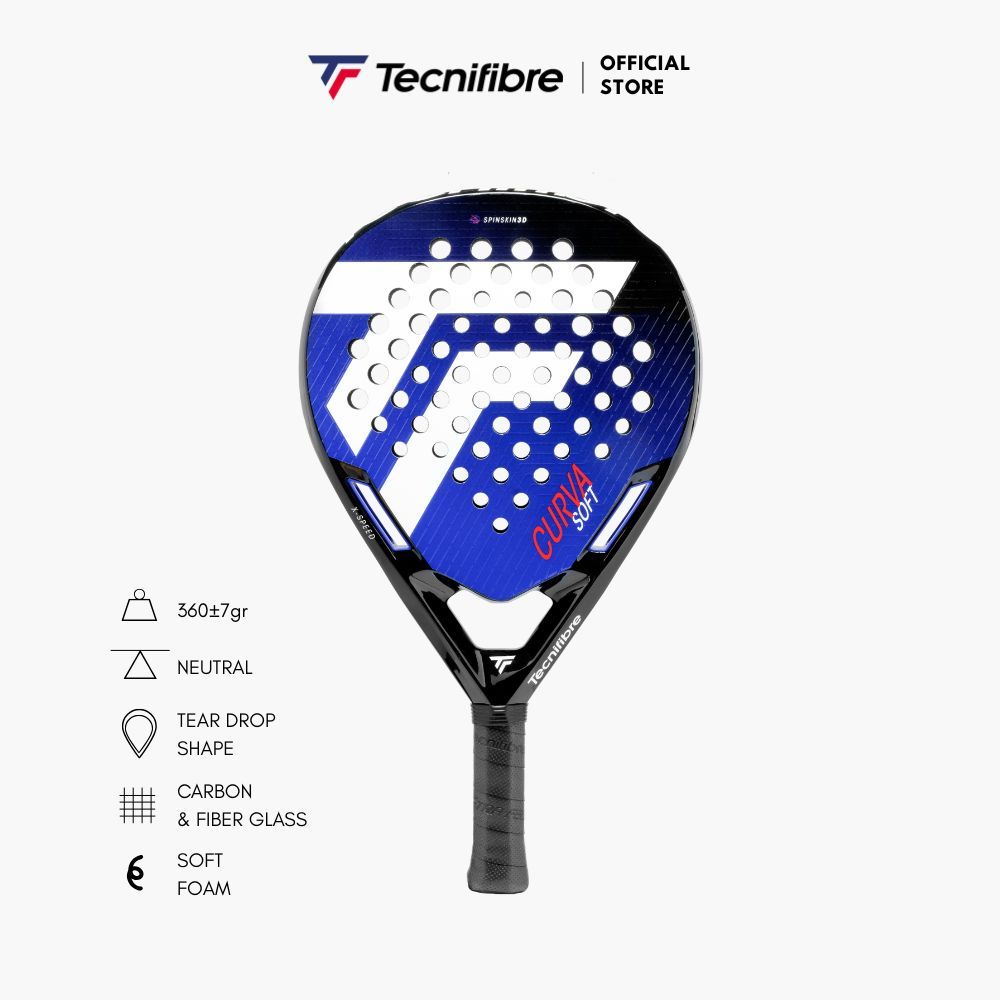 Jual Tecnifibre Padel Racket CURVA SOFT | Raket Padel | Shopee Indonesia