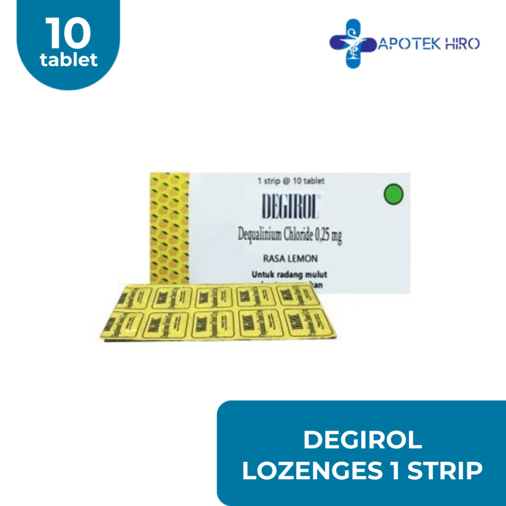 Jual Degirol Tablet Hisap Radang Mulut & Tenggorokan / Dentasol ...