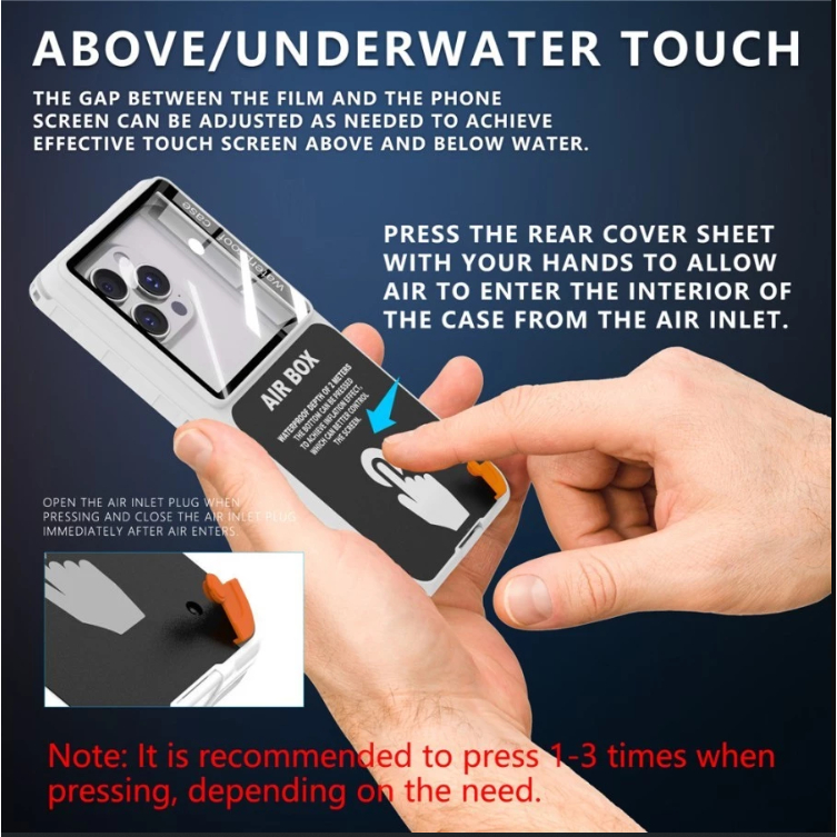 Jual [UNIVERSAL IP68 Waterproof Case] REDPEPPER SHELLBOX AIR BOX AIRBOX ...