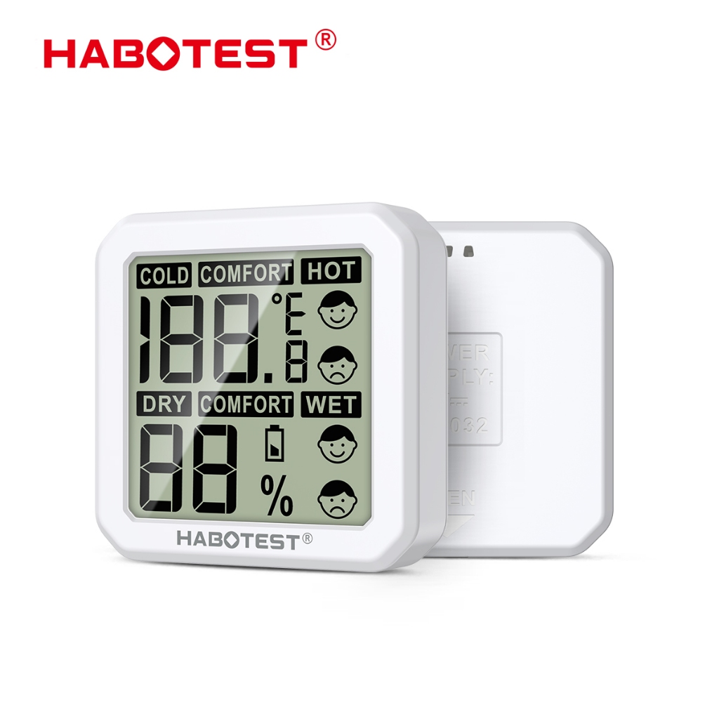 Jual HABOTEST HT680 Digital LCD Thermometer Hygrometer, Indoor Mini ...