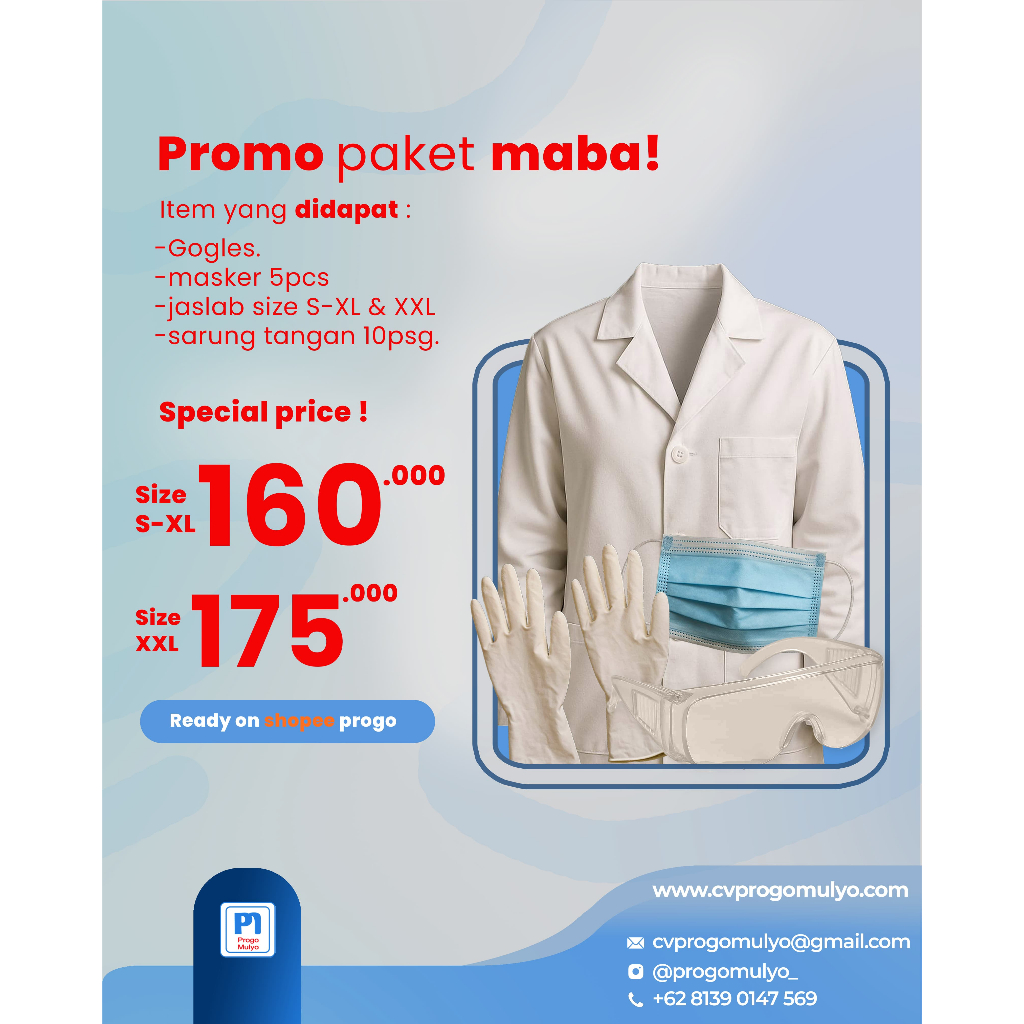 Jual Jas Laboratorium Jaslab | Shopee Indonesia