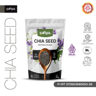 Safiya Chiaseed Organik 250 Gram Chia Seed Detox Premium