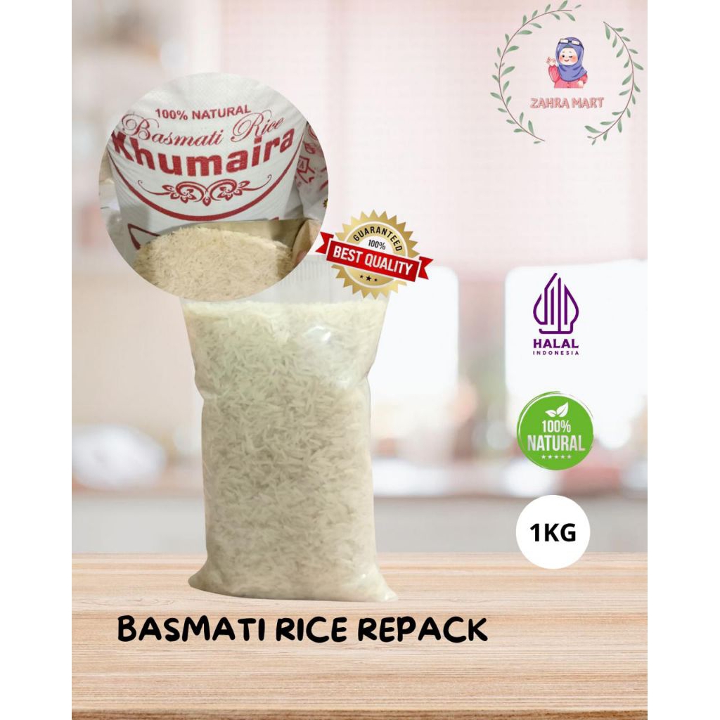 Jual Beras Basmati Repack 1Kg dan 5Kg murah | Shopee Indonesia