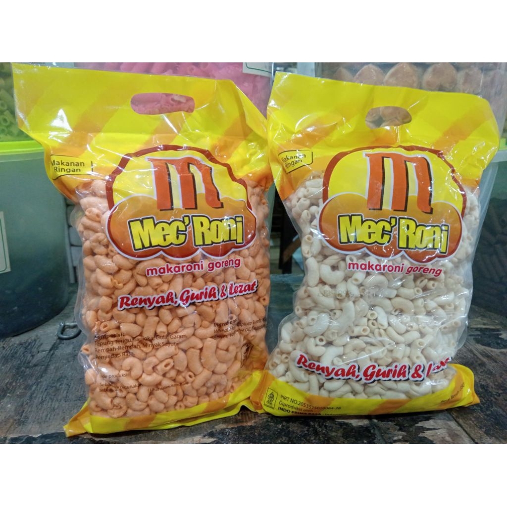 Jual mec'roni makaroni goreng 350g original dan balado | Shopee Indonesia