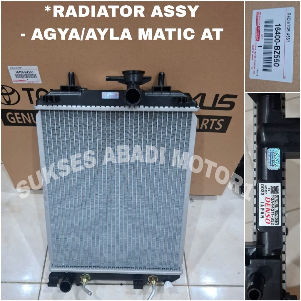 Jual RADIATOR ASSY TOYOTA AGYA AYLA MATIC ORIGINAL DENSO JAPAN | Shopee ...