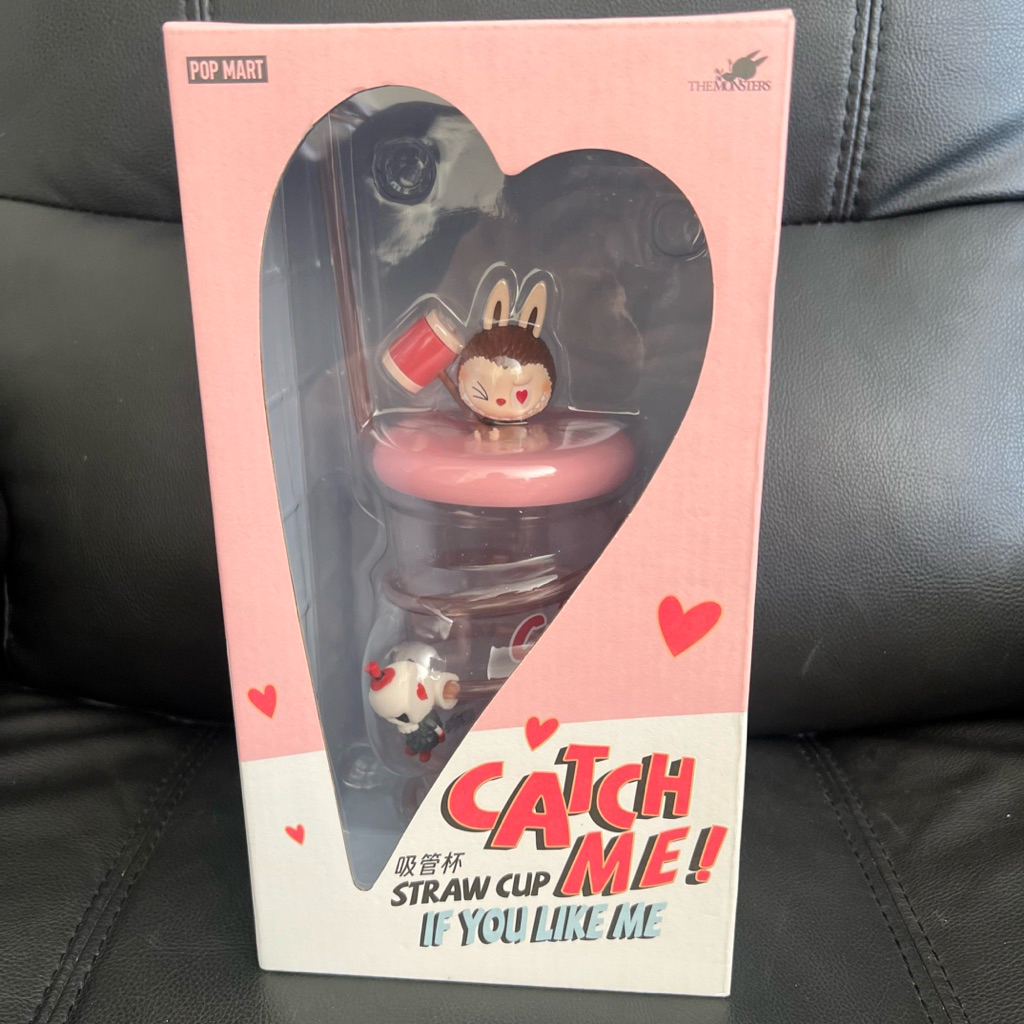 Jual labubu straw cup catch if you like me ORIGINAL POPMART POP MART ...