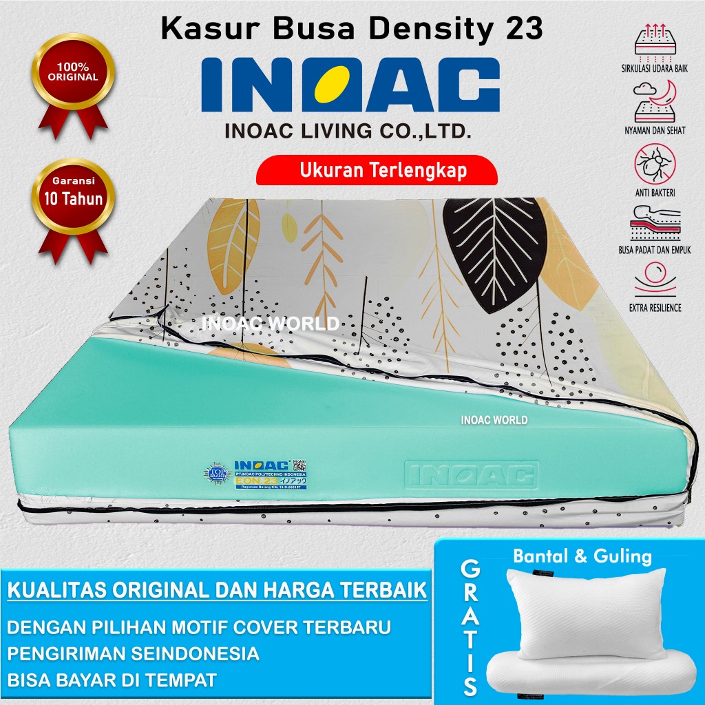 Jual Kasur Busa Inoac EON DENSITY 23 Original Garansi 10 Tahun | Shopee ...