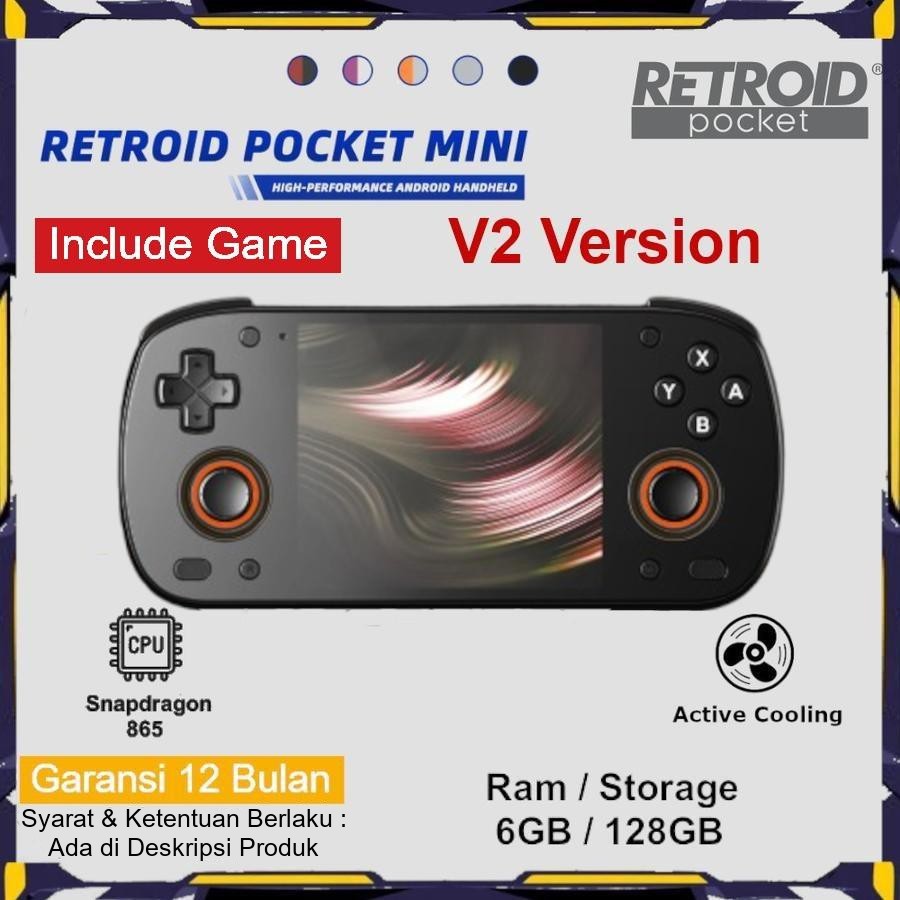 Jual Retroid Pocket Mini V2 Android OS System Portable Handheld Video ...
