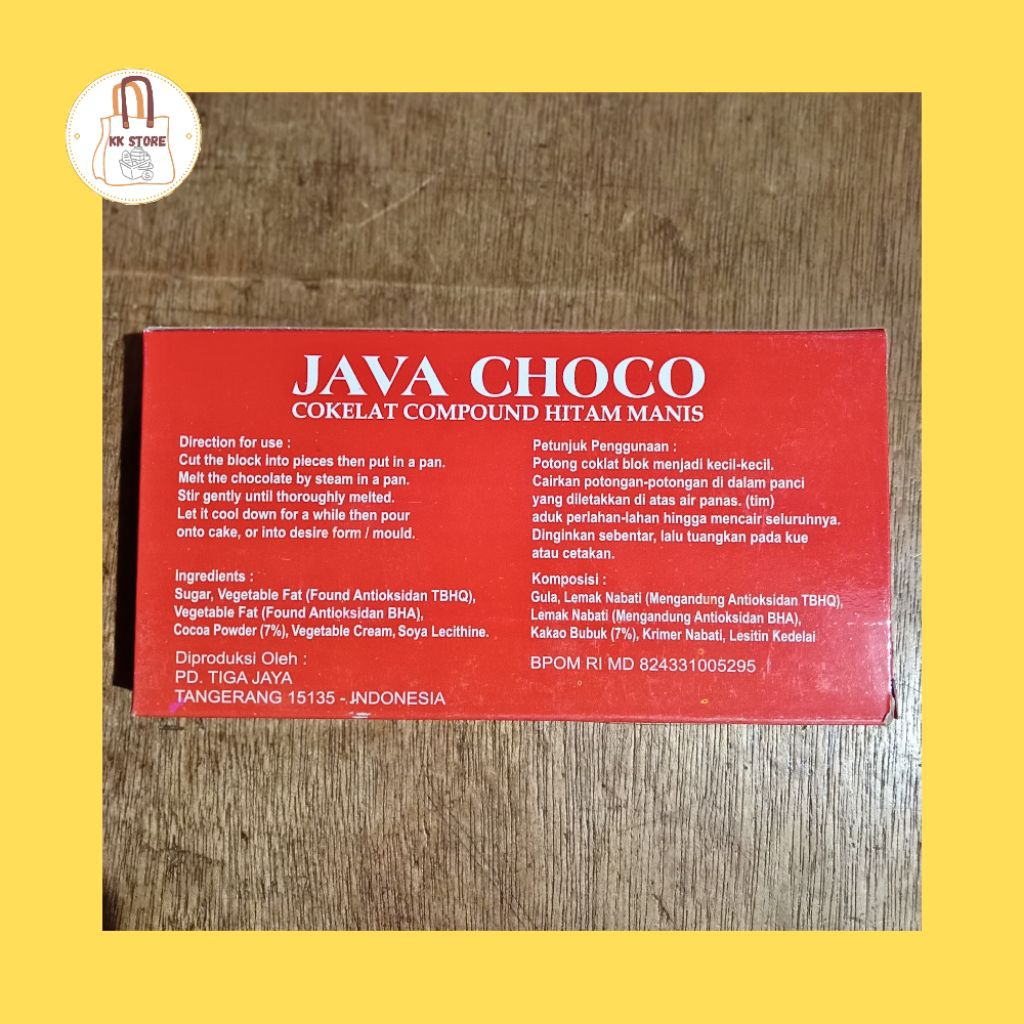 Jual Java Choco Coklat Batang || 250 gram || | Shopee Indonesia