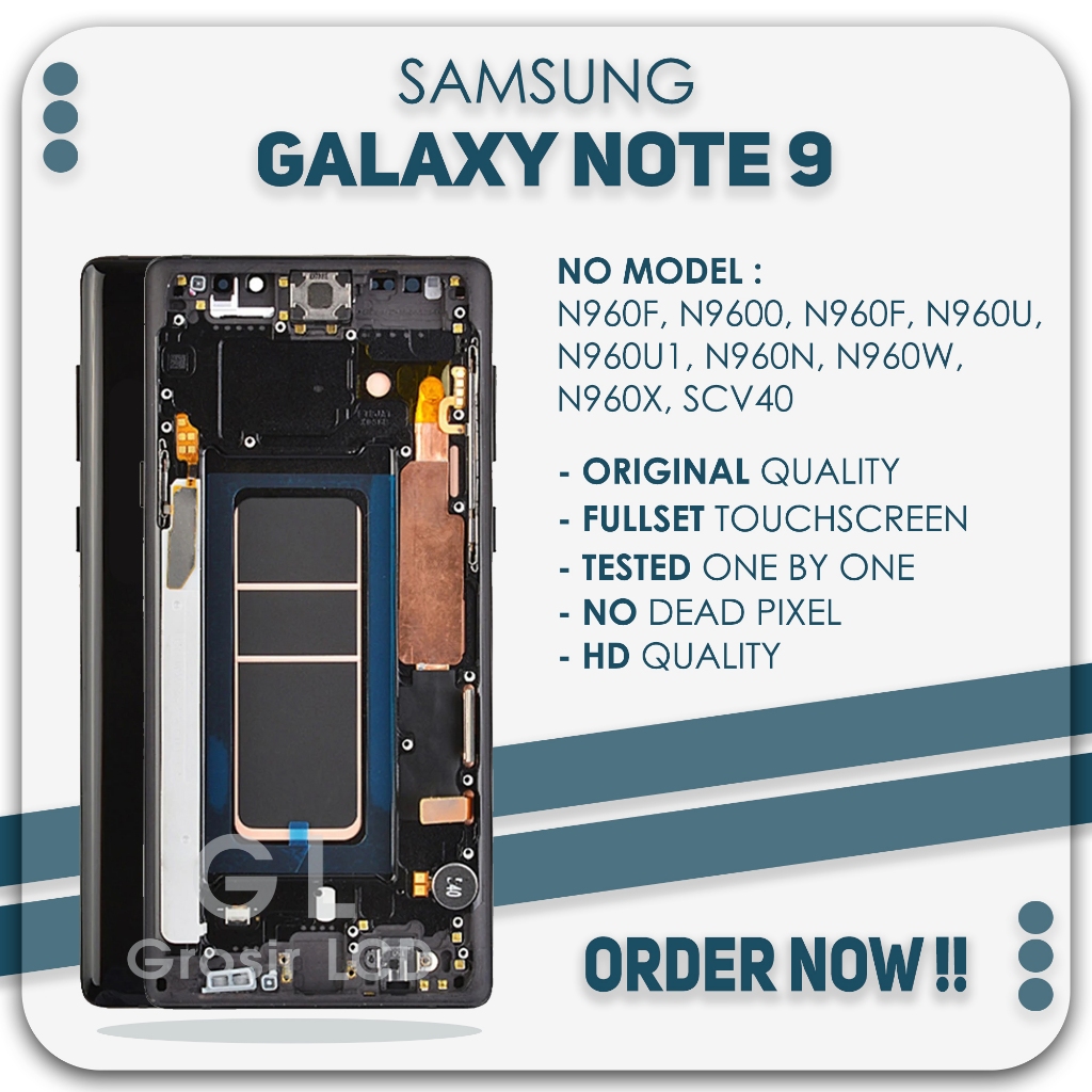 Jual Grosir LCD Samsung Note 9 - Include Frame Fullset Touch Screen ...
