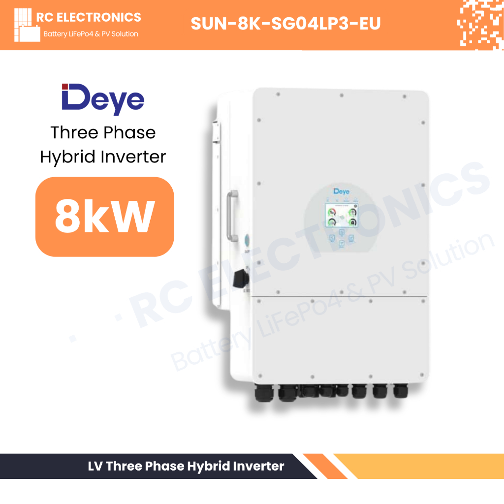 Jual Deye Hybrid Inverter On Off Grid 8KW Three Phase | SUN-8K-SG04LP3 ...