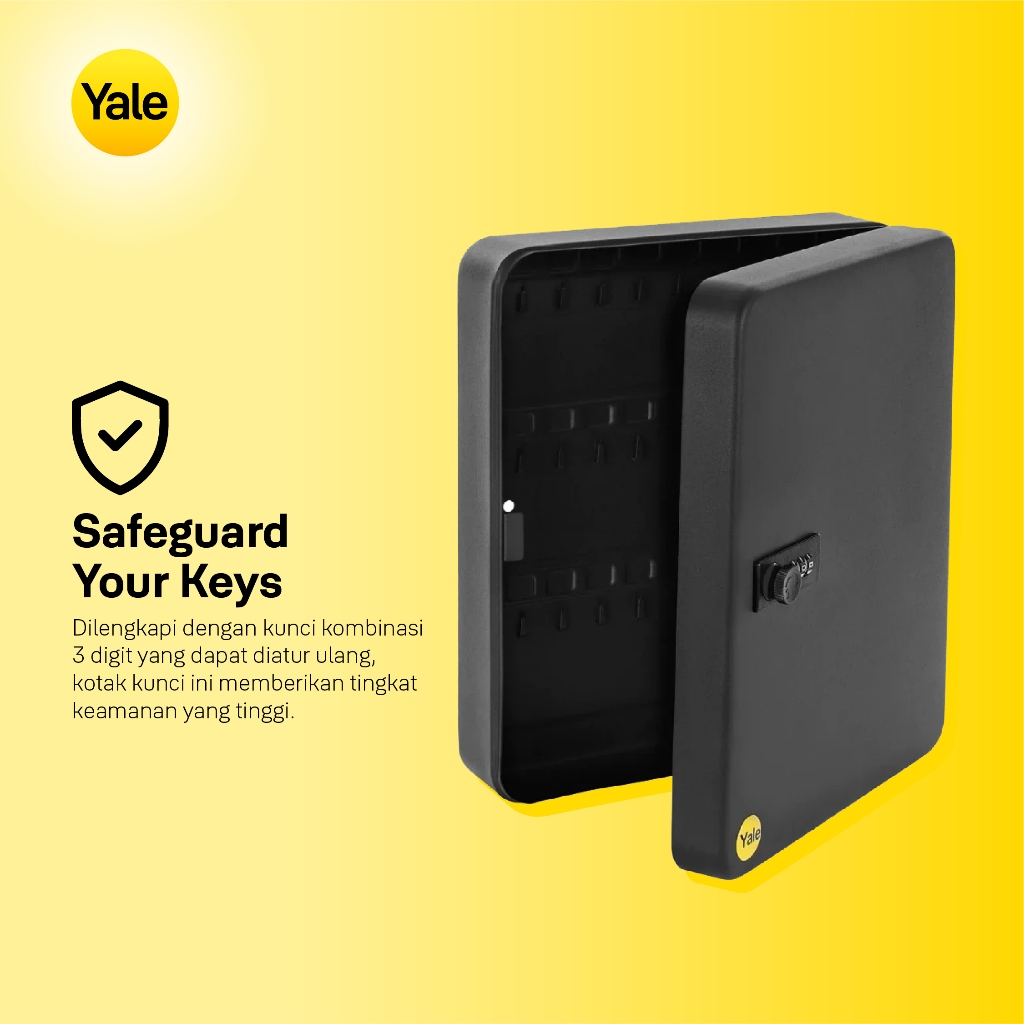 Jual YALE - Key Box / Kotak Kunci YKB/540/CB2 Ukuran Medium | Shopee ...