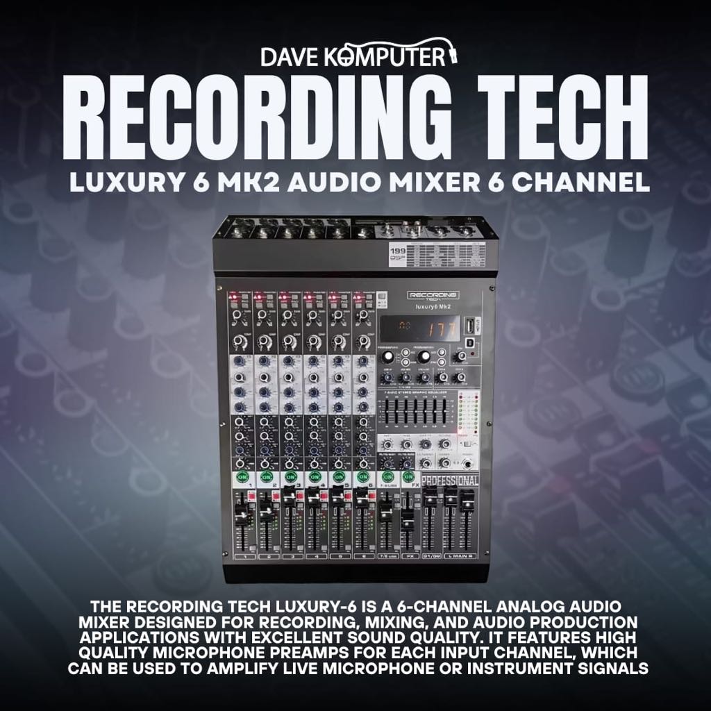 Jual RECORDING TECH LUXURY 6 MK2 / LUXURY6 MK2 / LUXURY-6 MK2 Audio ...