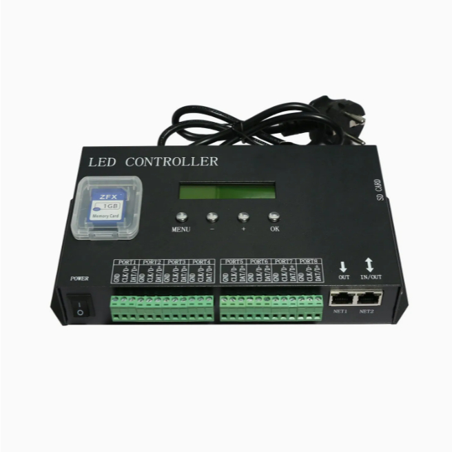 Jual H807SA DMX Controller Artnet Madrix Smart LED Strip Lighting ...