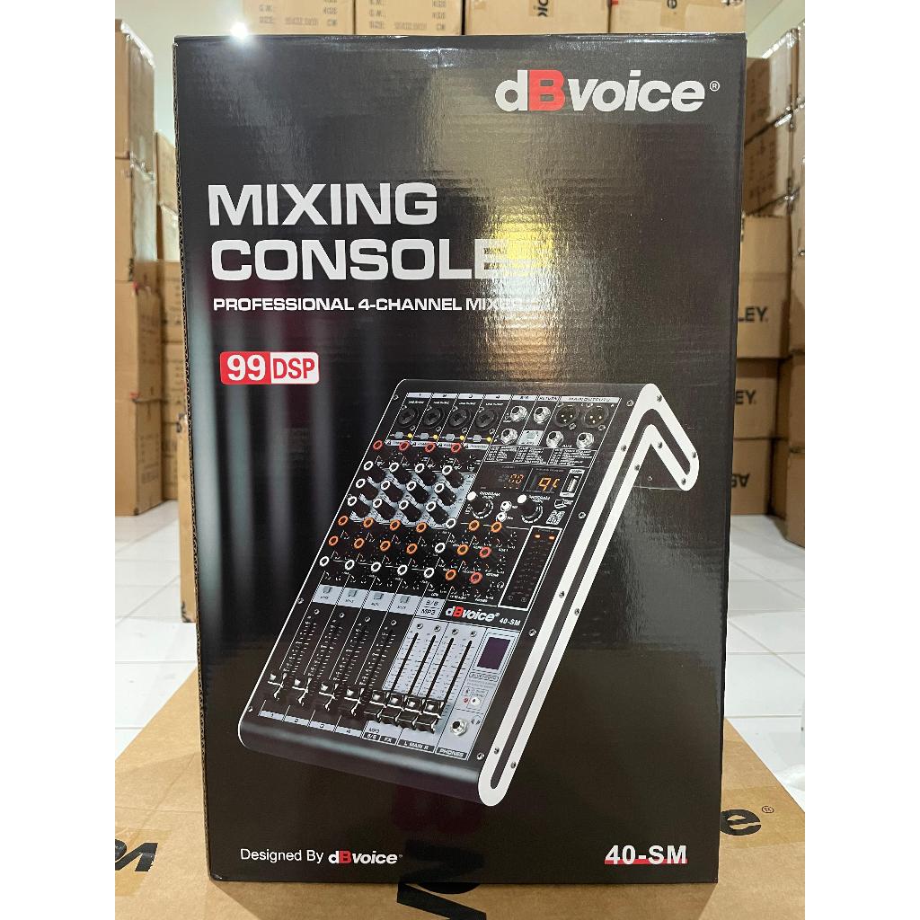 Jual 40-SM MIXER DBVOICE ORIGINAL / MIXER 4 CHANNEL / 40SM DBVOICE ...