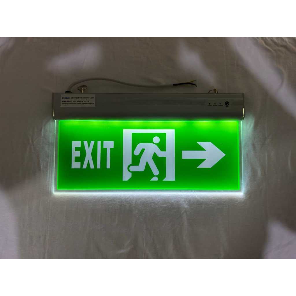 Jual SONLITE Acrylic LED Panel Emergency 2 sisi Hanging Exit Gantung ...