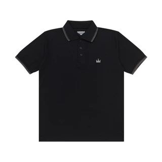 Screamous Polo Shirt CROWN LINE GREY BLACK