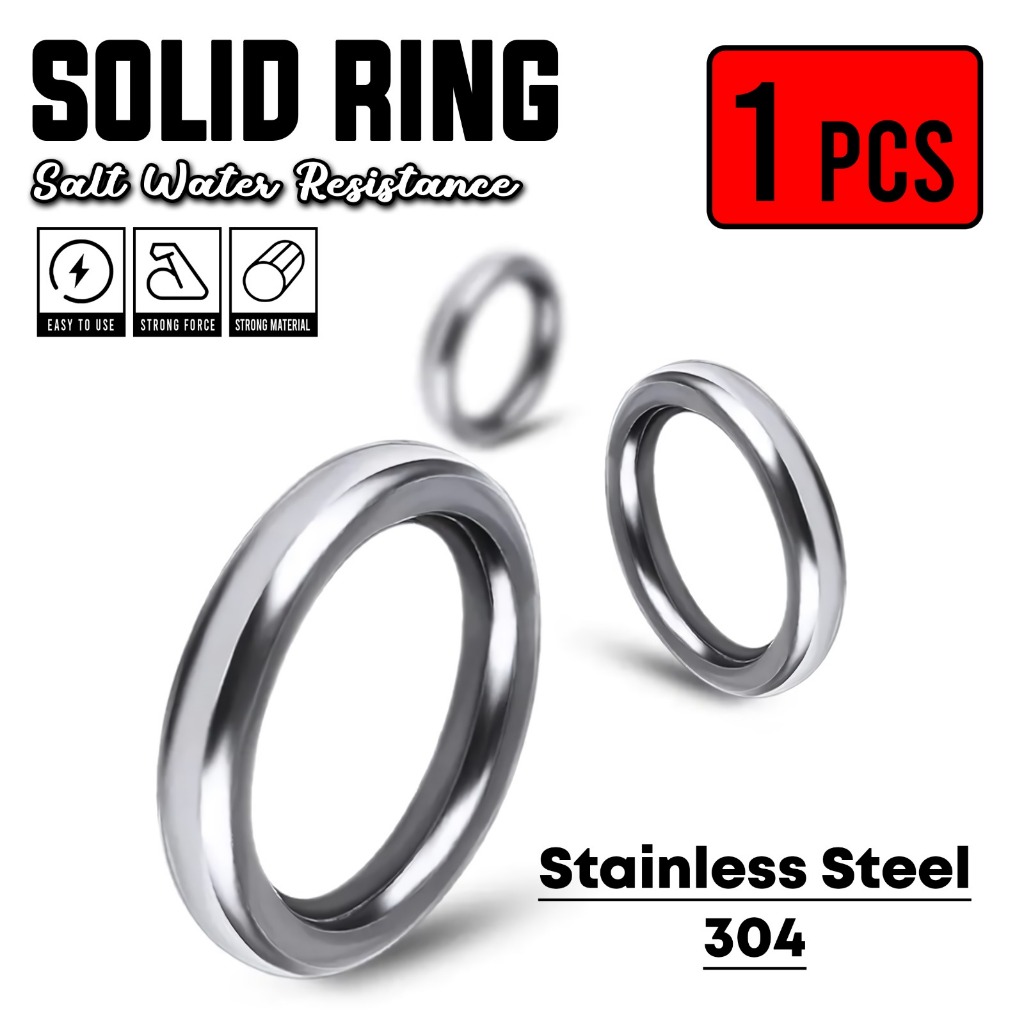 Jual Solid ring 304 Stainless Steel Tahan Karat - solid ring asisthook ...