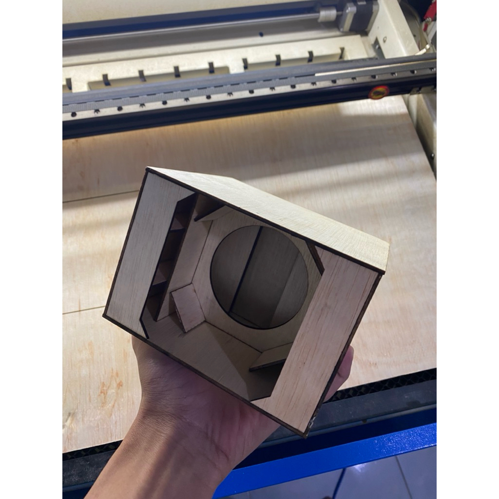 Jual BOX PARTHEL 3 inch PEMAOTONGAN DENGAN LASER CNC | Shopee Indonesia