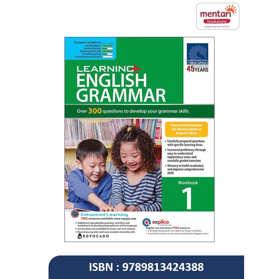 Jual SAP - Learning + English Grammar Workbook | Buku Latihan Bahasa ...