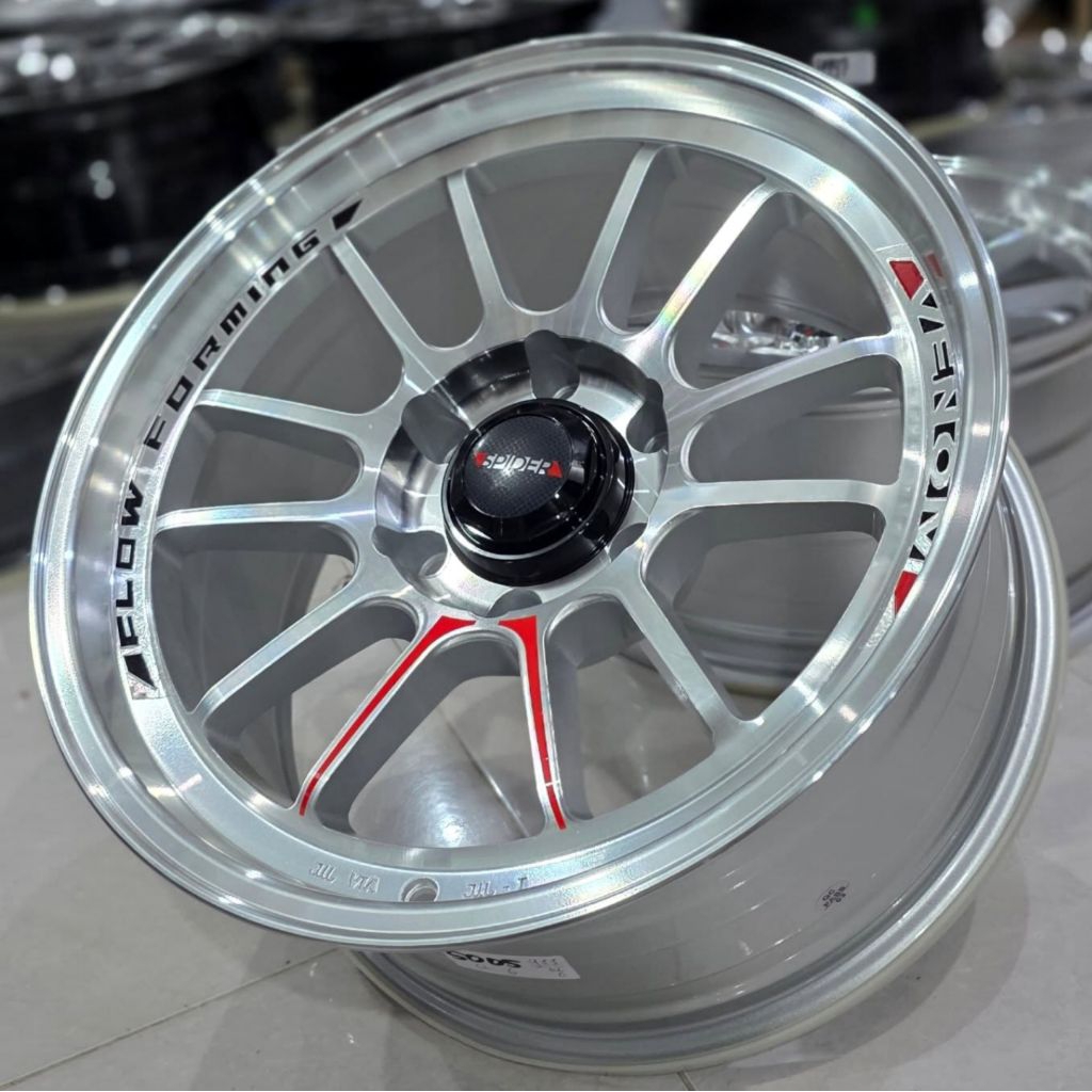 Jual velg racing VENOM SPIDER FLOW FORMING R18 PCD 6X139,7 velg racing ...