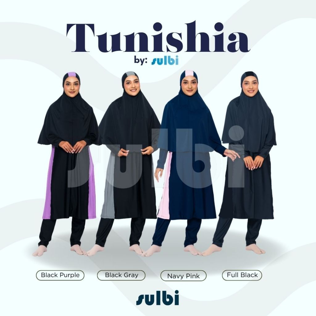 Jual Sulbi TUNISHIA Baju Renang Muslimah Panjang Syar'i Baju Renang ...
