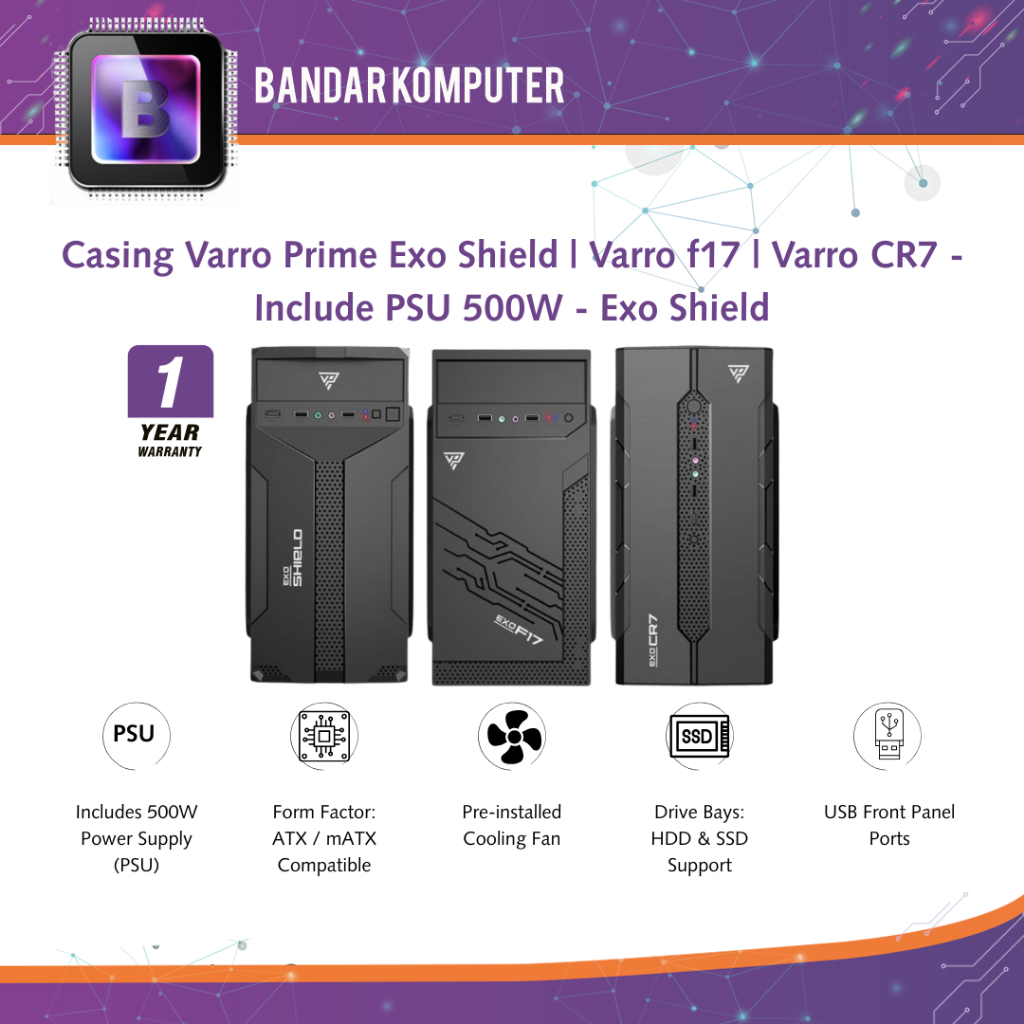 Jual Casing Varro Prime Exo Shield | Varro f17 | Varro CR7 - Include ...