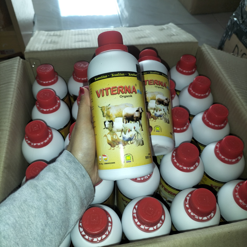 Jual VITERNA 1 DUS I Isi 25 Botol I Kemasam 500cc IVitamin Ternak I ...